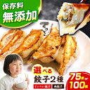 【ふるさと納税】【選べる種類・容量】人気ラーメン店の本気の「てっぺい餃子/肉餃子」75〜100個入り(小分け包装)【保存料無添加】【メディアでも話題:石田てっぺ...