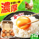 【ふるさと納税】平飼い卵 24個セット たまご 卵 鶏卵 玉子 平飼い タマゴ 新鮮 生卵 小分け 直送 冷蔵 朝食 人気 料理 卵かけご飯 オムレツ 卵料理 ...