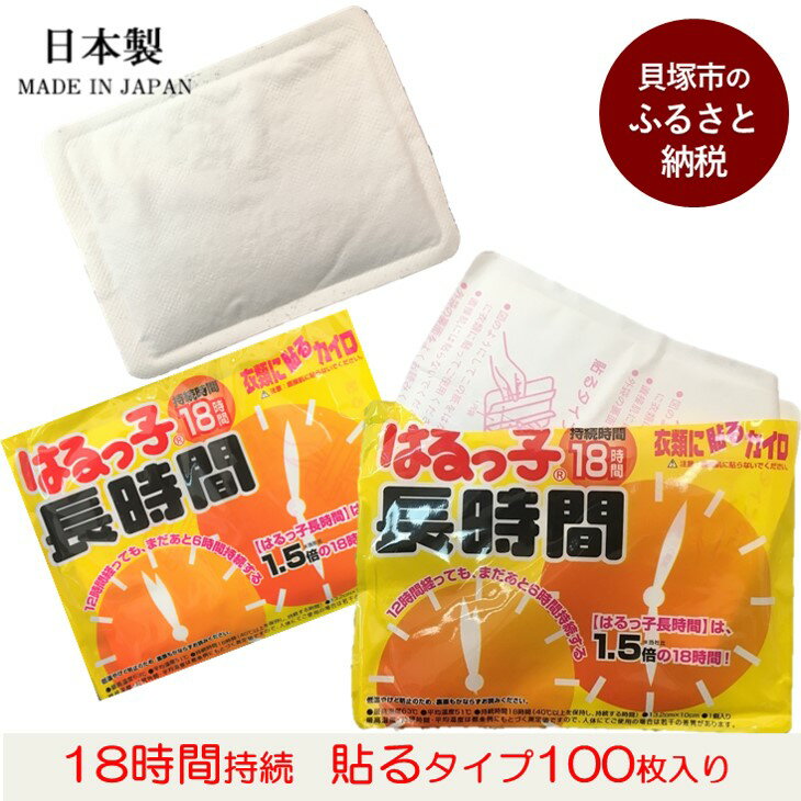 【ふるさと納税】A0035.使い捨て「貼る長時間カイロ」10枚入×10パック 使い捨てカイロ 寒さ対策 100枚入り