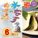【ふるさと納税】<先行予約>大阪泉州水なすのぬか漬け6個(天然塩使用)