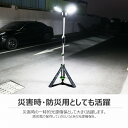 【ふるさと納税】充電式エリアライト ウィングライトタワー スタンドライト 防水 40W 6000LM 調光 調色 持ち運びできる YC-6000T | 防災 屋外用 充電式 スポーツ 作業灯 誘導灯 避難所 充電式LED 電球色 昼白色 調光 調色 LED アウトドア 人気 おすすめ 送料無料