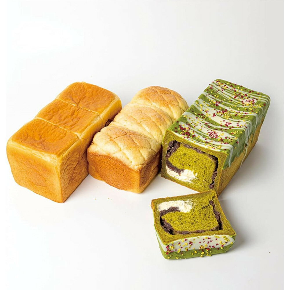 【ふるさと納税】高級食パン 3種3本 食べ比べセット プレミアムシリーズ(角型食パン/メロン食パン/抹茶あずき&マスカルポーネ食パン)3本セット 角型 メロン ...