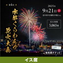 【ふるさと納税】第4回水都くらわんか 花火大会 枚方会場 有料席 イス席【1653903】