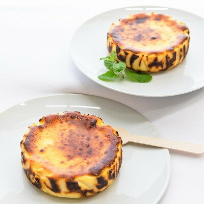 【ふるさと納税】茨木バスクチーズケーキ ホール プレーン2個 【配送不可地域:離島】【1436369】