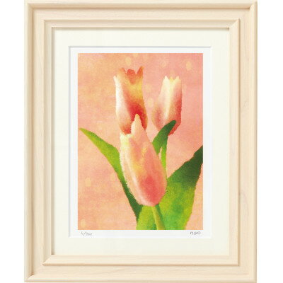 【ふるさと納税】イラスト作家「菜生」アートフレーム〈チューリップB〉花【1675709】