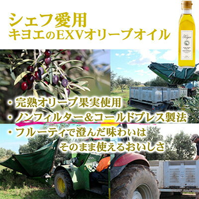 【ふるさと納税】【毎月定期便】エキストラバージン オリーブオイル・キヨエ 500ml×2本全6回【4005671】