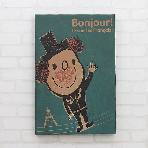 A194　大原そう×Colors ファブリックパネル「Bonjour！」CFD0208