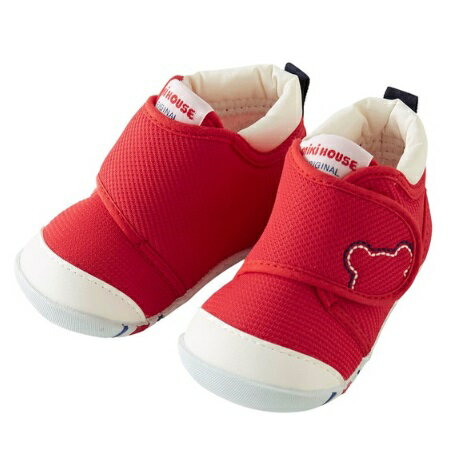 【ふるさと納税】C116　ミキハウス　ベビーシューズ（赤）のサムネイル