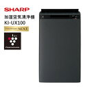【ふるさと納税】K118 SHARP 加湿空気清浄機 KI-UX100-H(グレー系) 【シャープ 電化製品 家電 生活家電 空気清浄 加湿 プラズマクラスター...