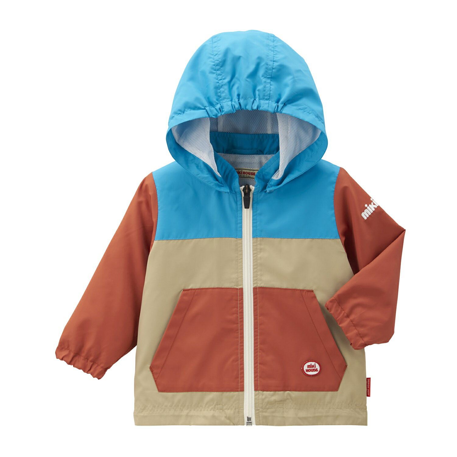 【ふるさと納税】P109 ミキハウス ウインドブレーカー(ダークブラウン)90~130cm【mikihouse ウインドブレーカー アウター ジャケット 子供服...