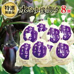 【ふるさと納税】【先行予約】泉州TONOファーム特選無添加水なす漬け 8個【2024年5月以降発送】