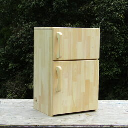 【ふるさと納税】手作り木製 収納メインの中型冷蔵庫