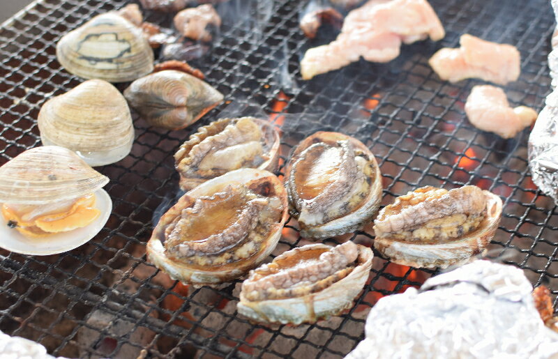 【ふるさと納税】海鮮焼処 海鮮バーベキューご招待10人分