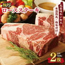 【ふるさと納税】肉の泉佐野／極厚 牛肉 ロースステーキ 2枚 総量 920g 【丸善味わい加工】 氷温熟成牛 牛肉 熟成肉 氷温熟成 作り方 ふるさと納税オリジナル 限定