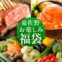 26位! 口コミ数「0件」評価「0」泉佐野 お楽しみ 福袋（牛肉 ステーキ 海鮮 サーモン 野菜セット）【別送】