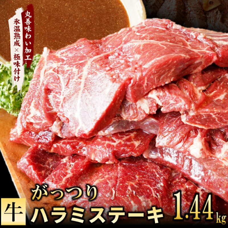 【ふるさと納税】【特製ダレ】がっつり 牛肉 ハラミステーキ 