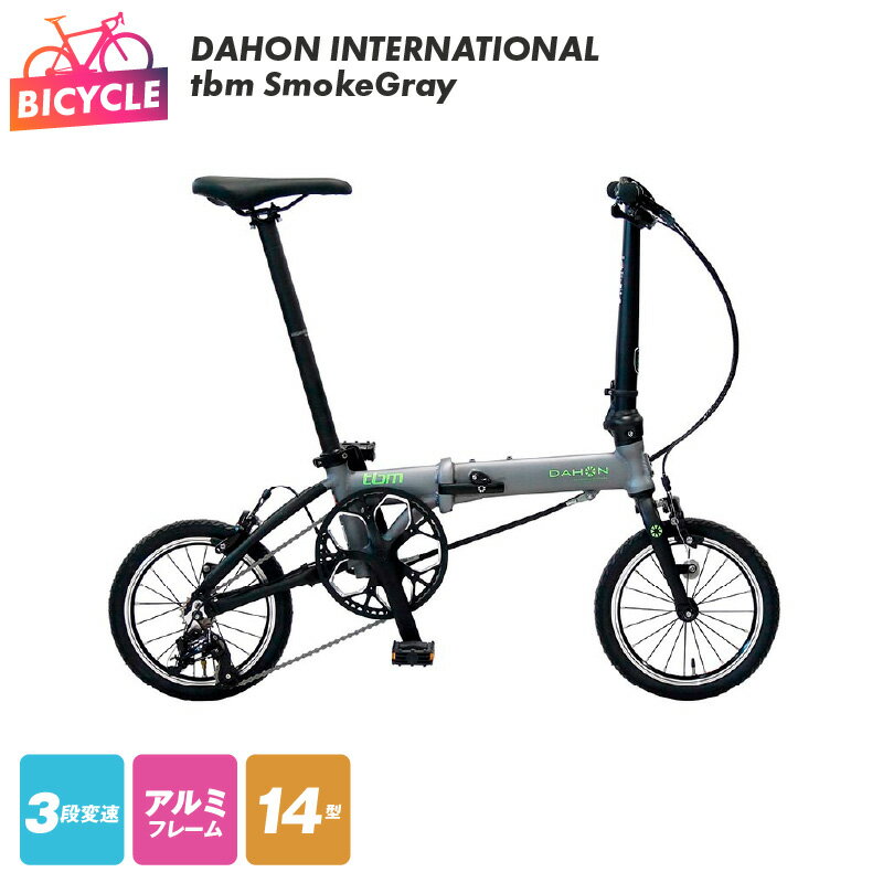 【ふるさと納税】DAHON INTERNATIONAL tbm Smoke Gray