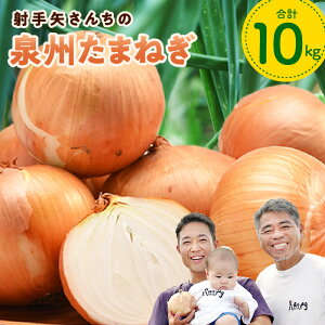 【ふるさと納税】射手矢さんちの 泉州たまねぎ 10kg 玉ねぎ 甘い 野菜 ランキング 1位 獲得 国産 M級以上 期間限定 新たまねぎ オニオン スライス サラダ カレー シチュー バーベキュー BBQ 肉じゃが 関西 大阪 大阪府 泉佐野市 送料無料