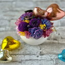 【ふるさと納税】ペット用 プリザーブドフラワー 仏花 【名入れ風船 PRUNE】 花 お供え花 仏具 風船 名入れ 紫陽花 ソーラーダリア ポンポン菊 かすみ草...