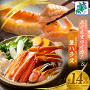 【ふるさと納税】昆布塩加工 ボイル ズワイ蟹 ビードロカット 400g 前後 約2人前 訳あり 鮭ハラス 200g 5P 小分け 鮭 はしっこ サーモン 大トロ...