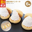 【ふるさと納税】パンケーキ 6個入 ( グルテンフリー プレーン ) パンケーキカフェ cafeblow 国産米粉パンケーキ 米粉 お取り寄せ スイーツ デザー...