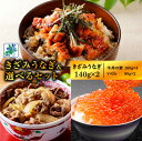【ふるさと納税】【数量限定】 【訳あり】 五郎藤 国産きざみ鰻 140g 2パック 選べるセット いくら醤油漬け / 黒毛和牛で作った牛丼の素 食べ比べ うなぎ...
