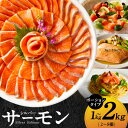 【ふるさと納税】【訳あり】 生食用 シルバーサーモン 1kg 2-4柵 / 2kg 4-8柵 ポーション 小分け サイズ不揃い 銀鮭 刺身用 お刺身 魚介 海鮮...