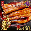 【ふるさと納税】【土用の丑の日】 うなぎ うなぎ蒲焼 2尾 合計 300g以上 / 400g以上 タレ付き 秘伝のタレ 国産 炭火焼き 手焼き 備長炭 香ばしい...