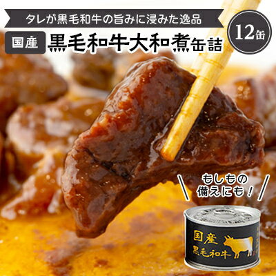 18位! 口コミ数「0件」評価「0」国産黒毛和牛大和煮缶詰　12缶【1153859】