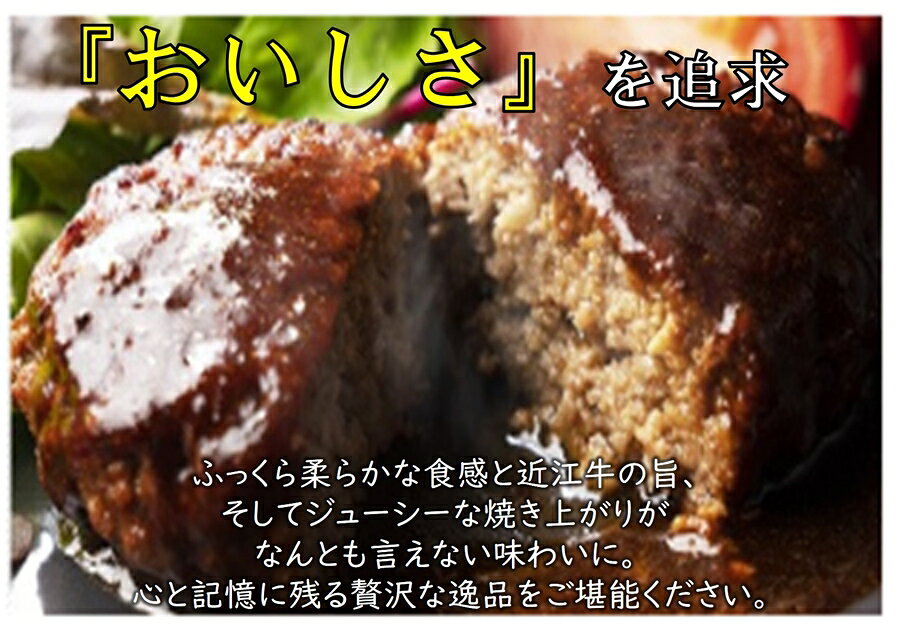 【ふるさと納税】手作りジューシー近江牛のフレンチハンバーグ6パックセット (14日間以上かけて丁寧に仕上げたデミグラスソース付) ｜お肉 肉 牛肉 デミグラスソース 惣菜 冷凍 個包装 簡単調理 贈答用 贈り物 ギフト 個包装 小分け [0299] f272159-neyagawa-10000378 大阪府寝屋川市 サンプル画像2