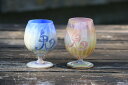 【ふるさと納税】映画「鬼ガール!!」コラボレーション商品 Oniglass-Pink&Blue Tulip 鬼グラス(ペア)