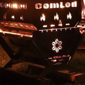 【ふるさと納税】COMOMU 焚き火台 焚火台 たきび台　焚火　軽量 ミニ コンパクト　コンパクト収納　ソロ コンパクト　シンプル アウトドア キャンプ キャンプ用品 BBQ　ソロキャンプ　バーベキュー バーベキューグリル ふるさと納税 キャンプ 大阪府河内長野市