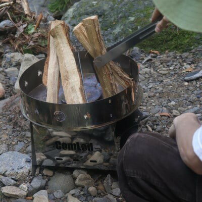 【ふるさと納税】〜COMROND〜　炎が躍るオーブン焚き火台！ピザ・グラタン・ステーキなど　オーブン料理をキャンプに！ ふるさと納税 キャンプ 大阪府河内長野市