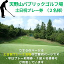 【ふるさと納税】天野山パブリックゴルフ場 土日祝プレー券 2名様 ゴルフ ゴルフ利用券 チケット コース パブリックゴルフ場 送料無料