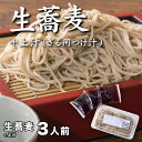 【ふるさと納税】ざるそば 生蕎麦+上汁(ざる用つけ汁)各3人前<麺坊蕎麦博の自信作> ※年越しそばではありません。お申し込み後、順次発送いたします。お届け前のご...