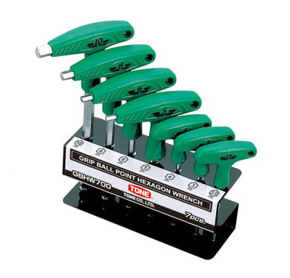 グリップボールポイントヘキサゴンレンチセット GBHW700 工具 TONE トネ