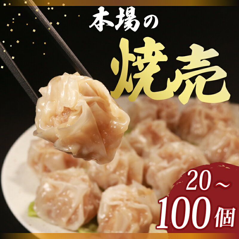 【ふるさと納税】 肉汁たっぷり 焼売 20~100個 小分け 20個 65個 100個 冷凍 お弁当 おかず しゅうまい シュウマイ 晩ごはん 夕ご飯 おつまみ...