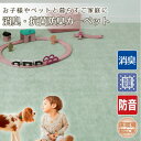 【ふるさと納税】【4.5畳】お子様やペットと暮らすご家庭の快適カーペット グリーン(エミリア4.5畳GR)【1492916】