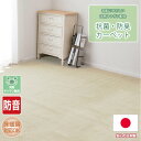 【ふるさと納税】【江戸間6畳】お肌にやさしい天然キトサン配合の抗菌・防臭カーペット(BO-50-6畳IV)【1493189】