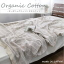 【ふるさと納税】【シングル】オーガニックコットンタオルケット(145×190cm)かすみBR OH-5772-BR【1417208】
