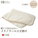 【ふるさと納税】【メリノウール ひざ掛け ナチュラルホワイト】70×100cm 大阪府和泉市産【1502277】