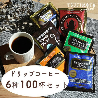 16位! 口コミ数「0件」評価「0」ドリップコーヒー　6種100杯セット　詰め合わせ　自社焙煎【1502879】