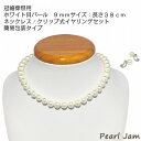 貝パール塗装から加工まで、すべて和泉市産の貝パールネックレスとクリップイヤリングのセットです。