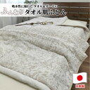 【ふるさと納税】贅沢ジャガード織 タオルふとん シングルサイズ(140×190cm)ベージュ SNF-13T-BE【1526109】