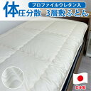 【ふるさと納税】【ダブル】日本製 体圧分散プロファイルウレタン敷ふとん140×210cm HGP-W【1559641】