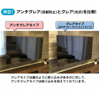 【ふるさと納税】大阪府和泉市　65AG2　65インチ用　テレビ画面保護パネル　アンチグレアタイプ　テレビガード【1669356】