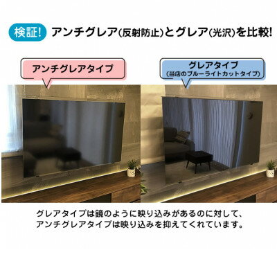 【ふるさと納税】大阪府和泉市　49AG2　49インチ用　テレビ画面保護パネル　アンチグレアタイプ　テレビガード【1669360】