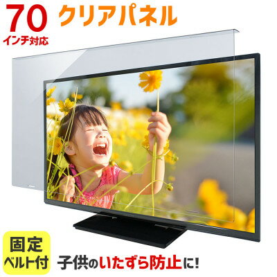 【ふるさと納税】大阪府和泉市 TGCL-70 70インチ用 テレビ画面保護パネル クリアタイプ テレビガード【1669364】