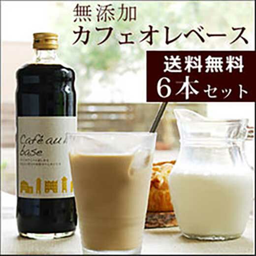 5位! 口コミ数「0件」評価「0」コーヒー　おすすめ　人気　カフェオレ ベース600ml×6本入 無添加 かき氷 シロップ　和泉市　辻本珈琲　自家焙煎(AH24-SJ)