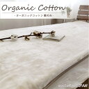 【ふるさと納税】【ダブル】贅沢ふわふわオーガニックコットン敷毛布　140×205cm BE　OGMS-4W-BE（GU031-SJ）